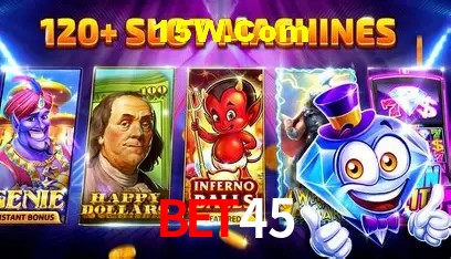 Variedade de jogos na Bet45